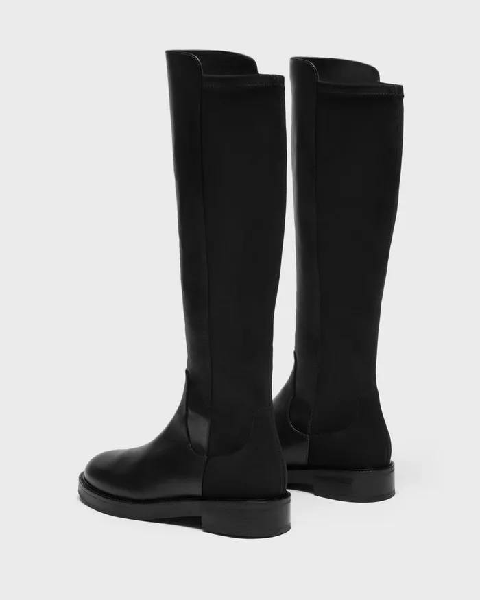 Theory Shoes KneeHigh PullOn Boot In Leather Black 8211 Women