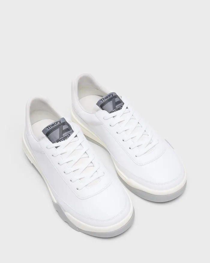 Theory Shoes Leather Sneaker White 8211 Women