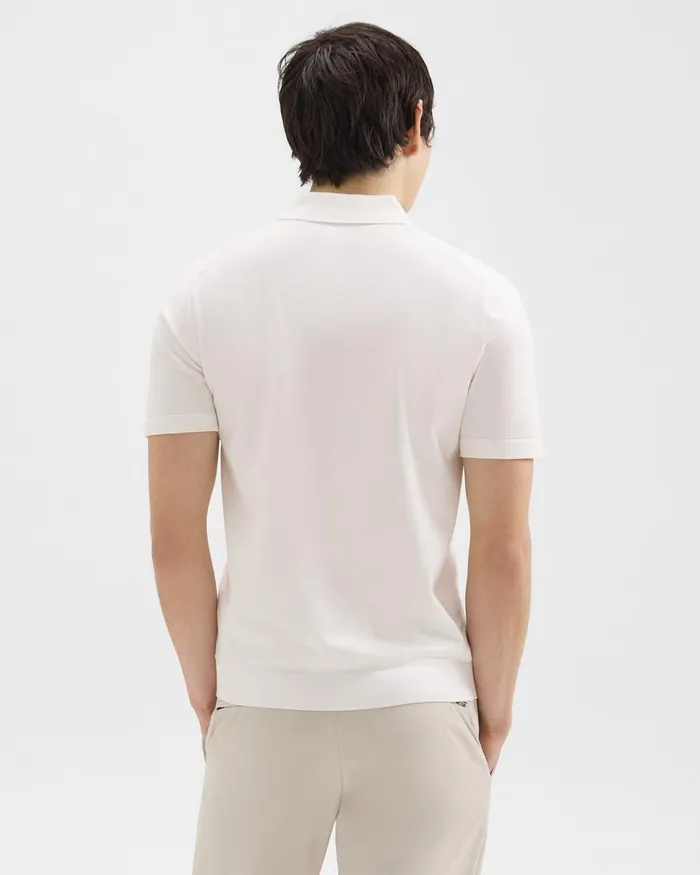 Theory Sweaters Cardigans Goris Polo Shirt In Light Bilen White 8211 Men