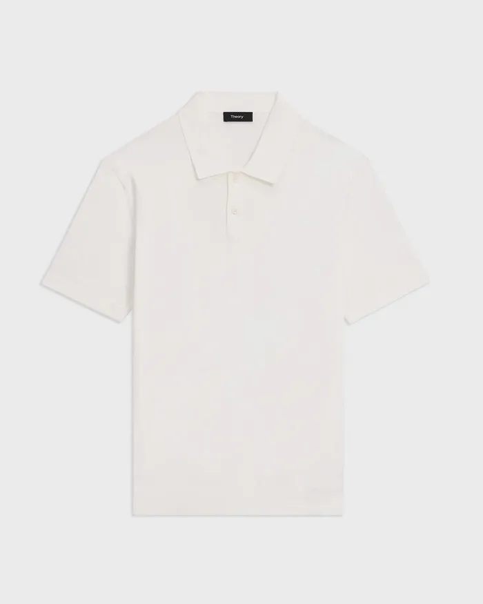 Theory Sweaters Cardigans Goris Polo Shirt In Light Bilen White 8211 Men