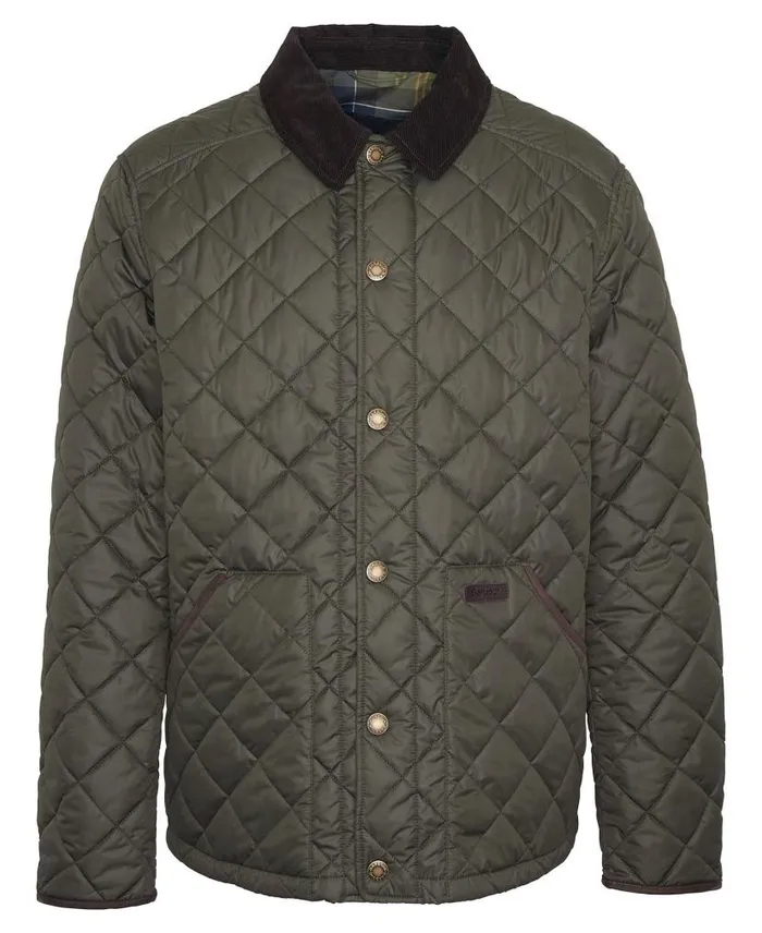 Thornley Quilted Jacket Classic Navy Men Barbour Quilted Jackets