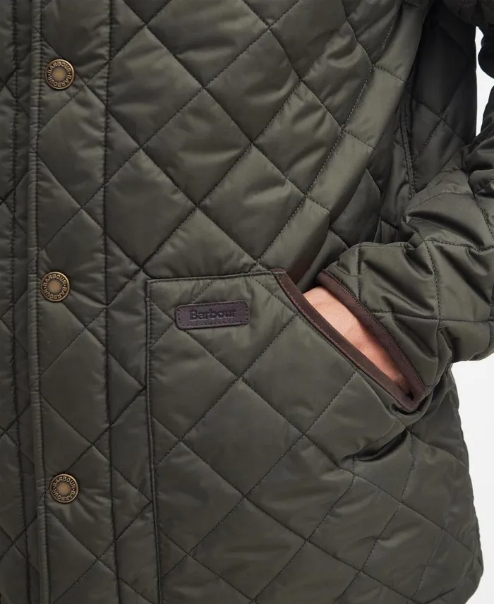 Thornley Quilted Jacket Classic Navy Men Barbour Quilted Jackets