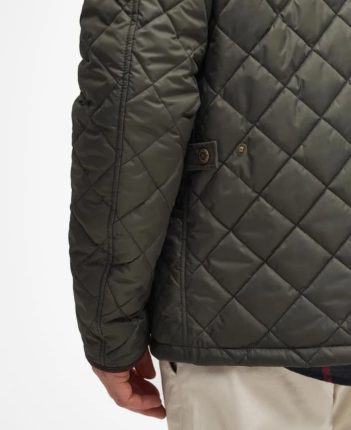 Thornley Quilted Jacket Classic Navy Men Barbour Quilted Jackets