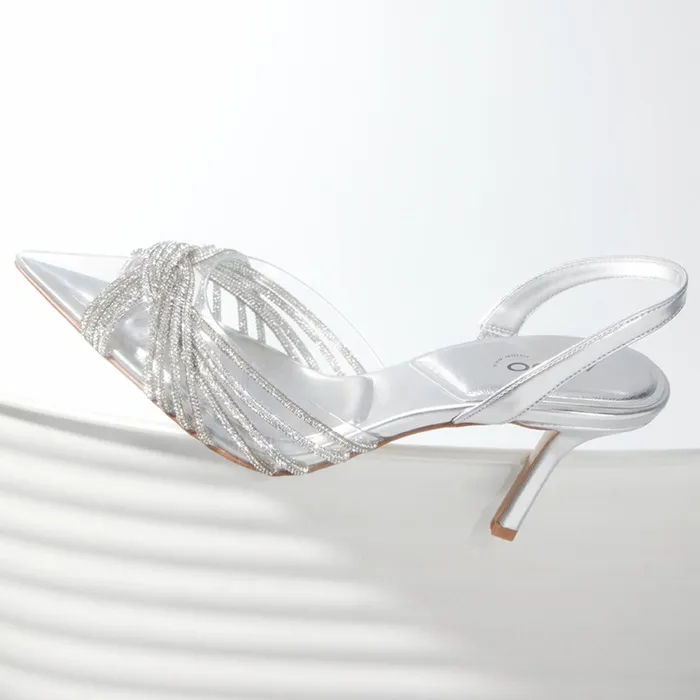 Thubeth Silver Women ALDO Heels
