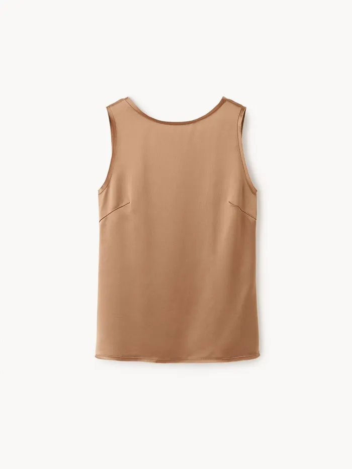 Tops and Blouses Women By Malene Birger Aubri Top Tobacco Brown