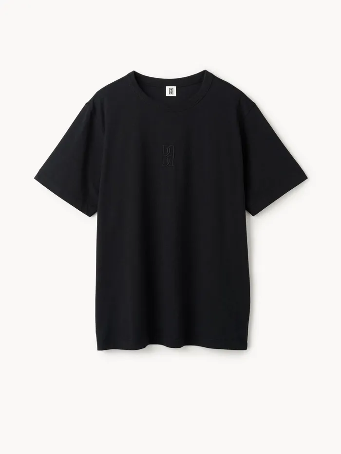 Tops and Blouses Women By Malene Birger Fayeh Organic Cotton TShirt Black