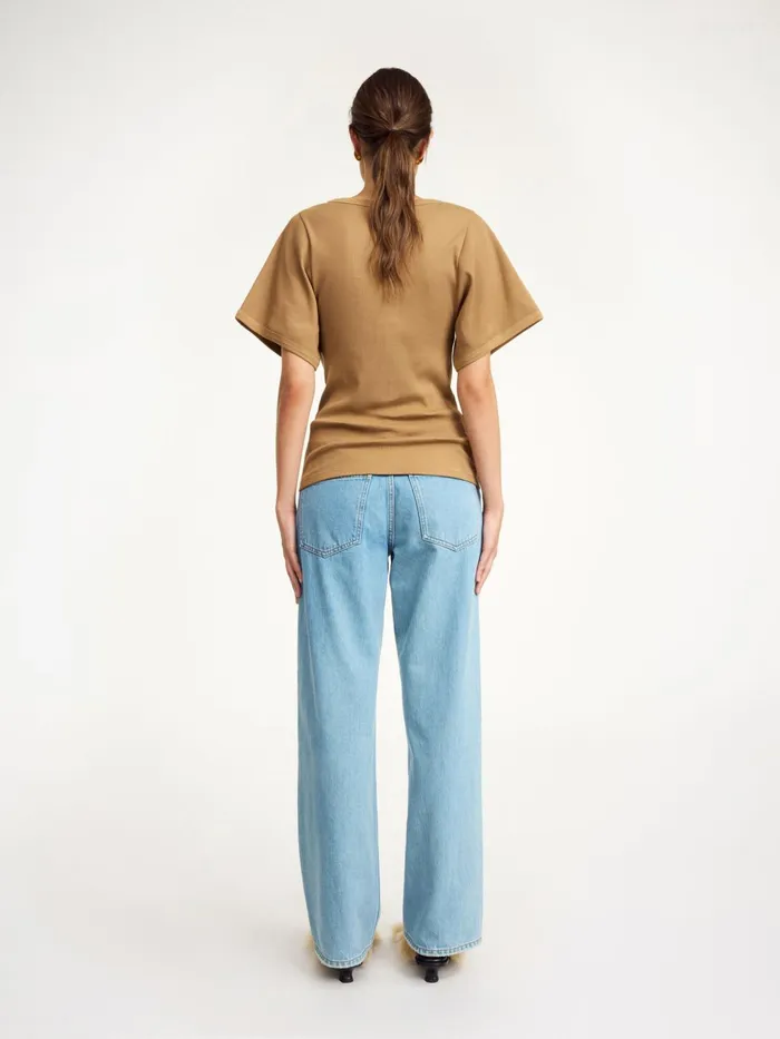 Tops and Blouses Women By Malene Birger Lunai TShirt Light Brown