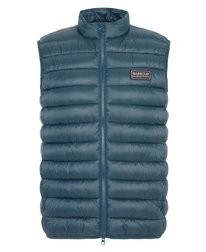 Tourer Reed Gilet Classic Black Men Barbour Gilets and Liners
