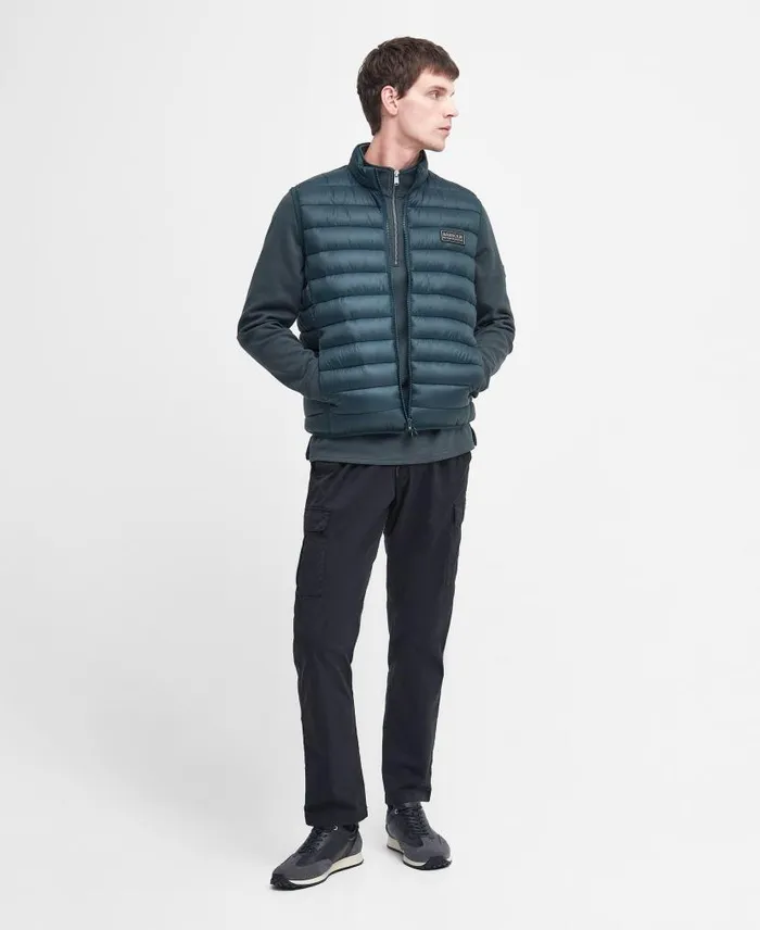 Tourer Reed Gilet Classic Black Men Barbour Gilets and Liners