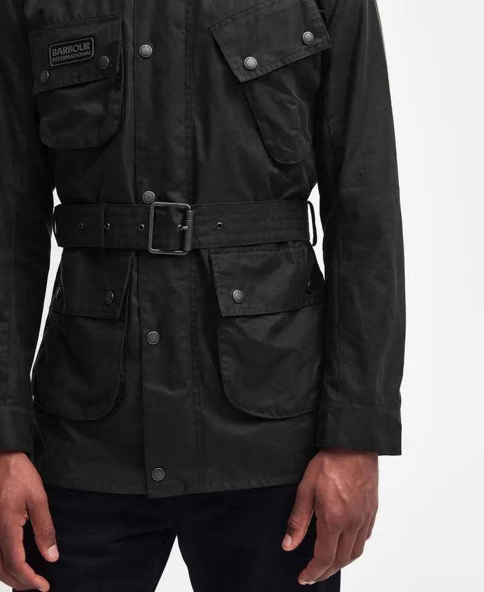 Tourer Slim International Waxed Jacket Beech Men Barbour Waxed Jackets