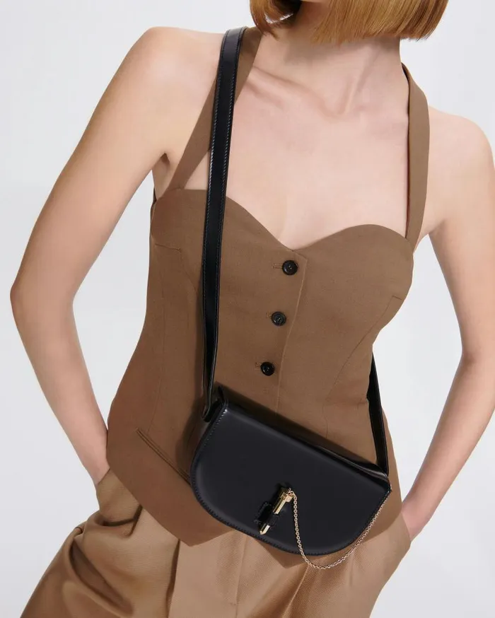 Tribeca Crossbody Black Women Aquazzura Shoulder Bags Tribeca Crossbody Black Women Aquazzura Shoulder Bags