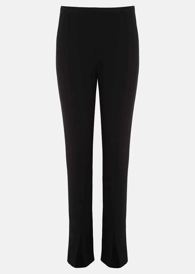 Trixie Split Front Ponte Leggings Black Women Phase Eight Trousers