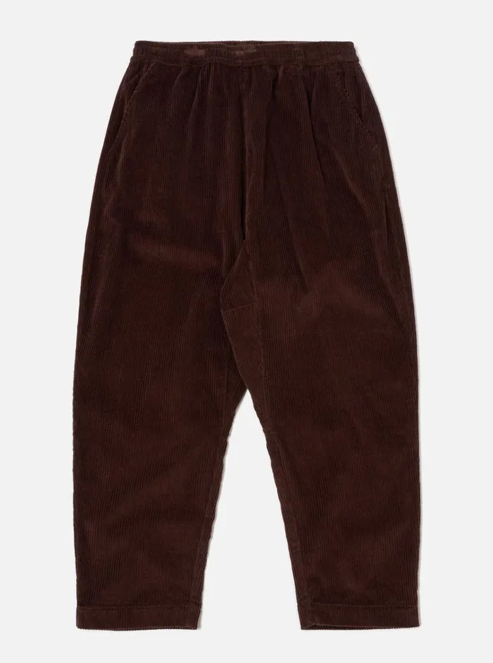 Trousers Men Universal Works Universal Works Braga Pant In Rich Brown 6 Wale Cord
