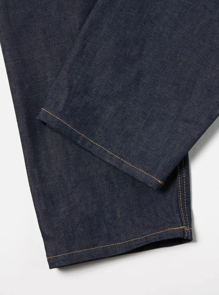 Trousers Men Universal Works Universal Works Military Chino In Indigo 13oz Selvedge Denim