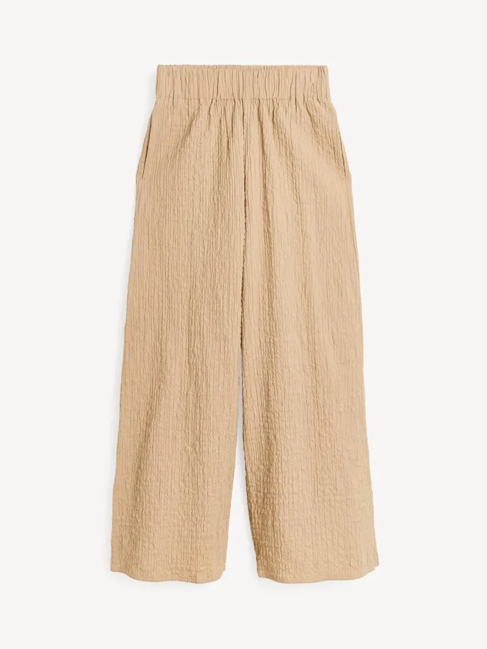 Trousers Women By Malene Birger Campine WideLeg Trousers Tannin