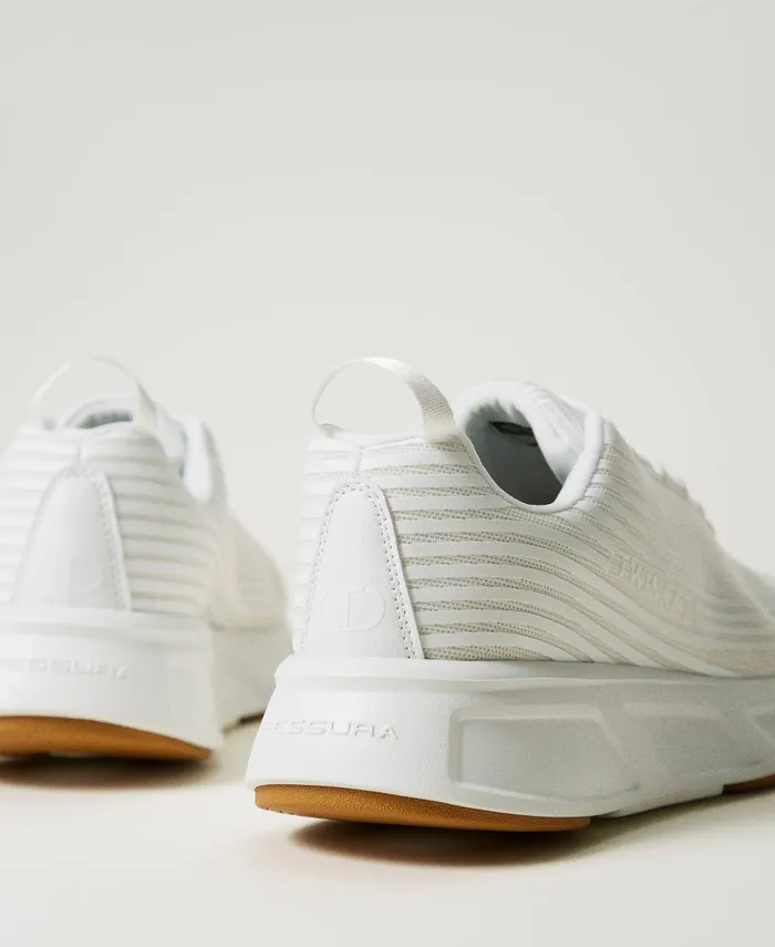 Twinset Striped Fessura Trainers With Logo White Women Trainers Twinset Striped Fessura Trainers With Logo White Women Trainers