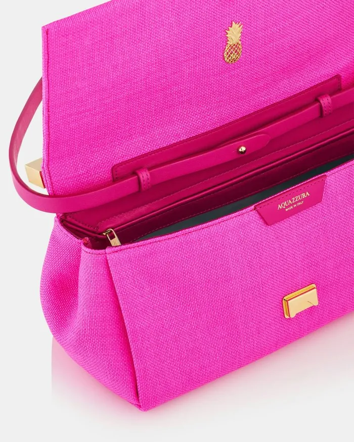 Twist Clutch Fuchsia Women Aquazzura Shoulder Bags Twist Clutch Fuchsia Women Aquazzura Shoulder Bags