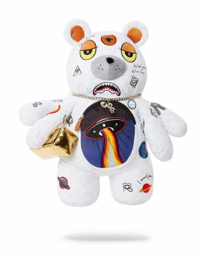 UFO SPACED OUT MONEYBEAR TEDDYBEAR BACKPACK Bags SPRAYGROUND