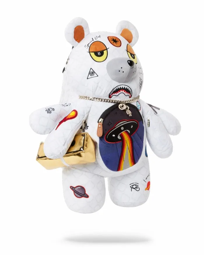 UFO SPACED OUT MONEYBEAR TEDDYBEAR BACKPACK Bags SPRAYGROUND