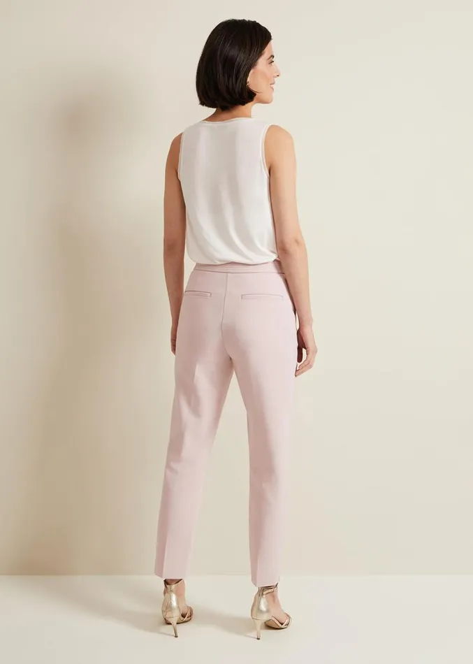 Ulrica Tapered Suit Trouser Antique Rose Women Phase Eight Trousers