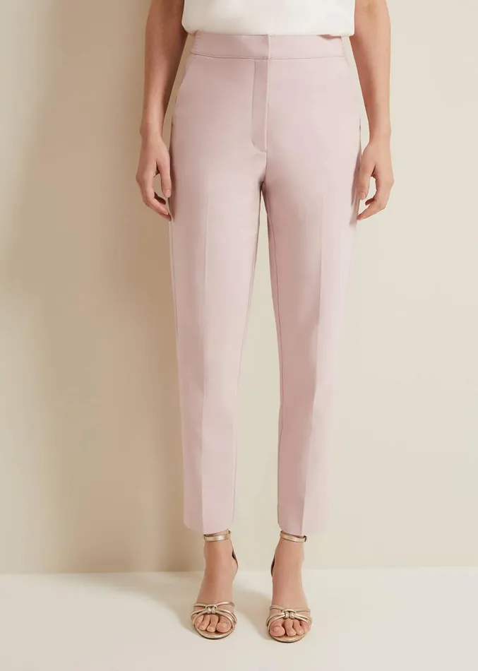 Ulrica Tapered Suit Trouser Antique Rose Women Phase Eight Trousers