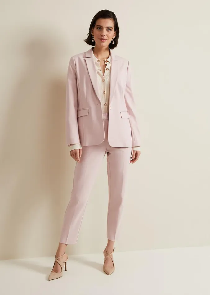 Ulrica Tapered Suit Trouser Antique Rose Women Phase Eight Trousers