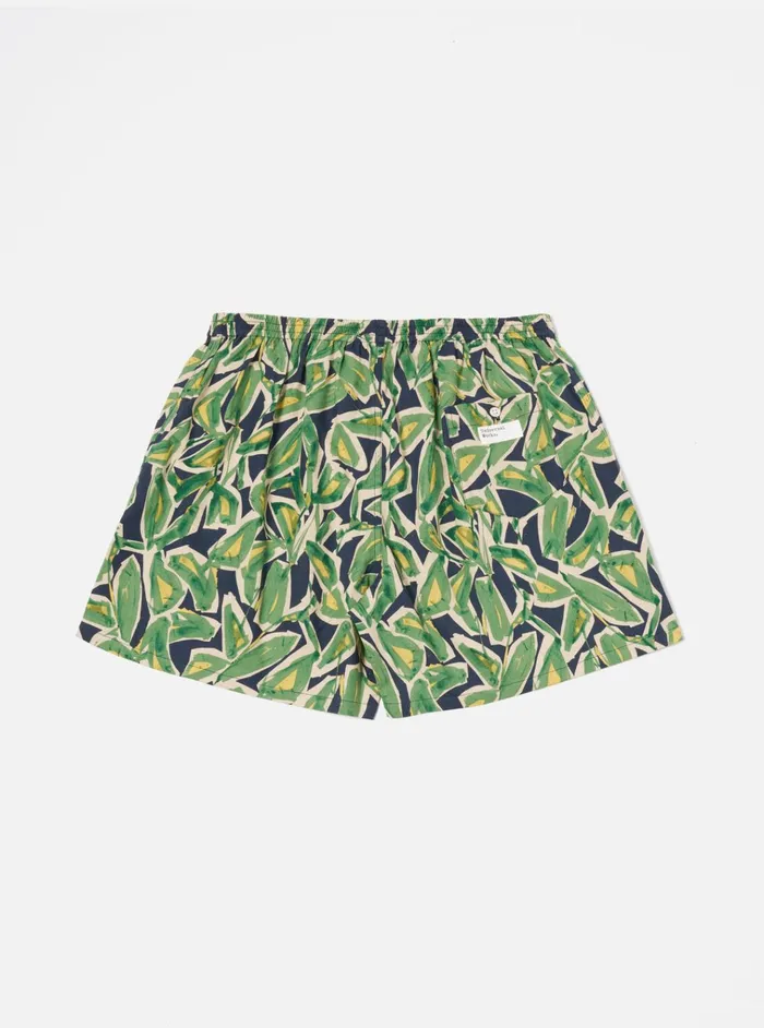 Underwear Men Universal Works Universal Works Boxer Short In Navy Artist Flower Lincot