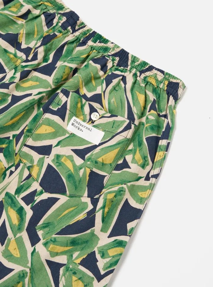 Underwear Men Universal Works Universal Works Boxer Short In Navy Artist Flower Lincot