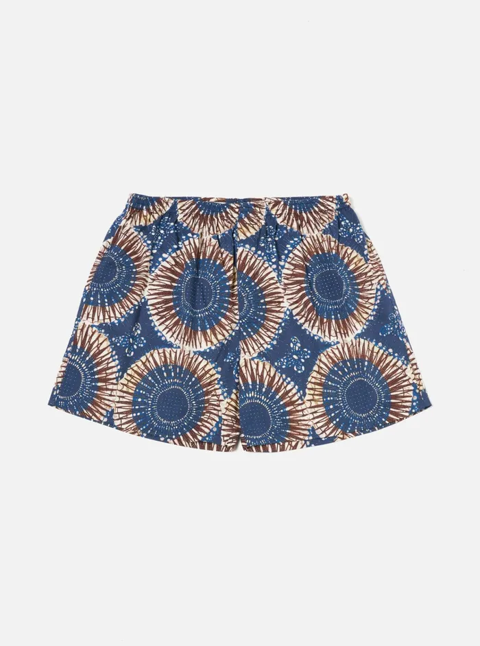 Underwear Men Universal Works Universal Works Boxer Short In Navy Hokkoh Print