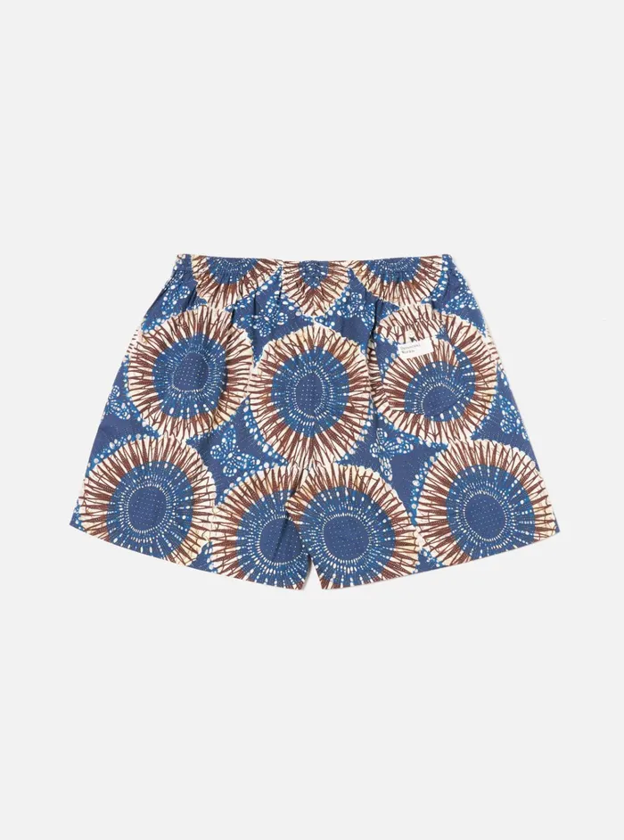 Underwear Men Universal Works Universal Works Boxer Short In Navy Hokkoh Print