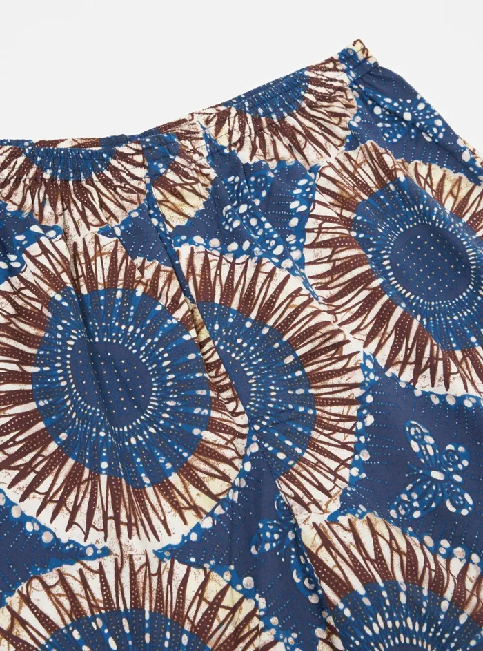 Underwear Men Universal Works Universal Works Boxer Short In Navy Hokkoh Print