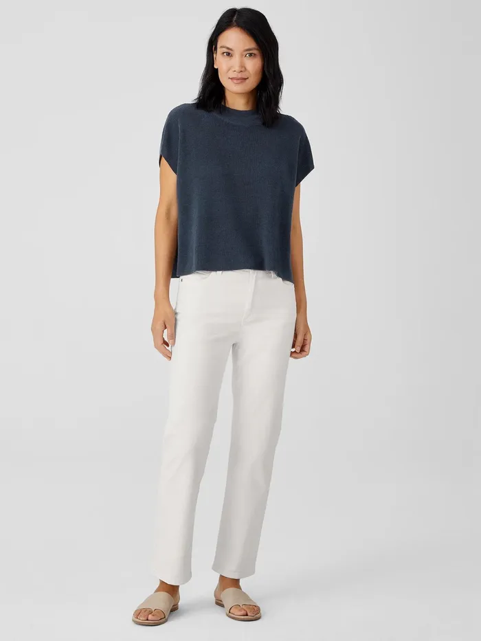 Undyed Organic Cotton Denim Straight Jean Undyed Natural Women Eileen Fisher Pants Shorts and Jumpsuits Undyed Organic Cotton Denim Straight Jean Undyed Natural Women Eileen Fisher Pants Shorts and Jumpsuits
