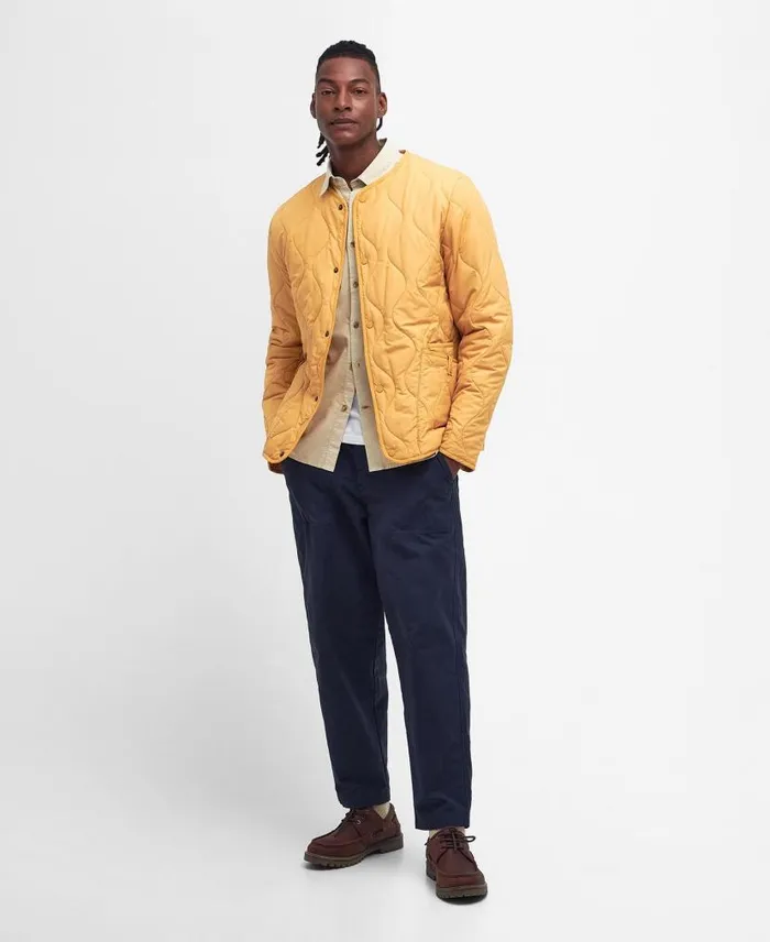 Utility Liddesdale Quilted Jacket Tarmac Men Barbour Quilted Jackets