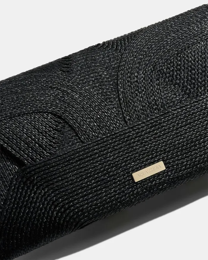 Vacanza Clutch Black Women Aquazzura Clutch Bags Vacanza Clutch Black Women Aquazzura Clutch Bags