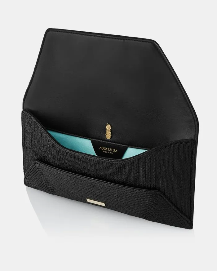 Vacanza Clutch Black Women Aquazzura Clutch Bags Vacanza Clutch Black Women Aquazzura Clutch Bags