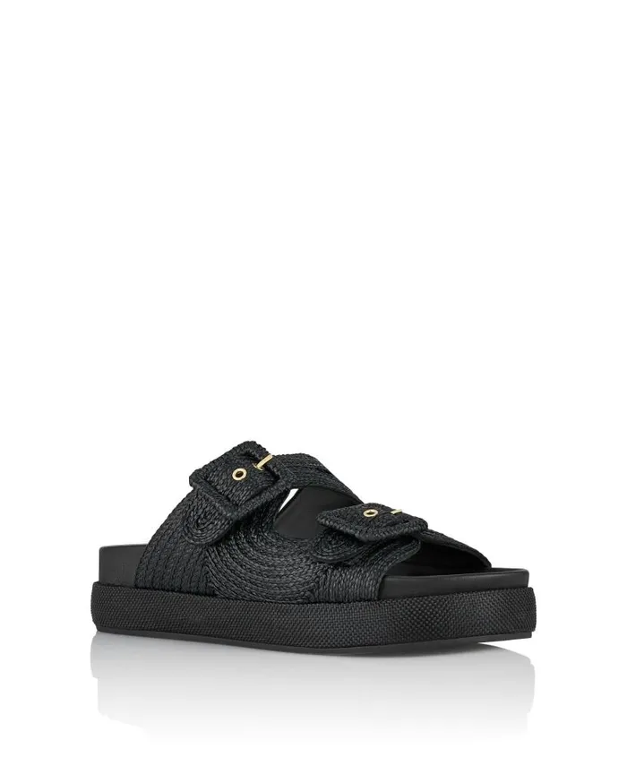 Vacanza Flat Black Women Aquazzura Flats Vacanza Flat Black Women Aquazzura Flats