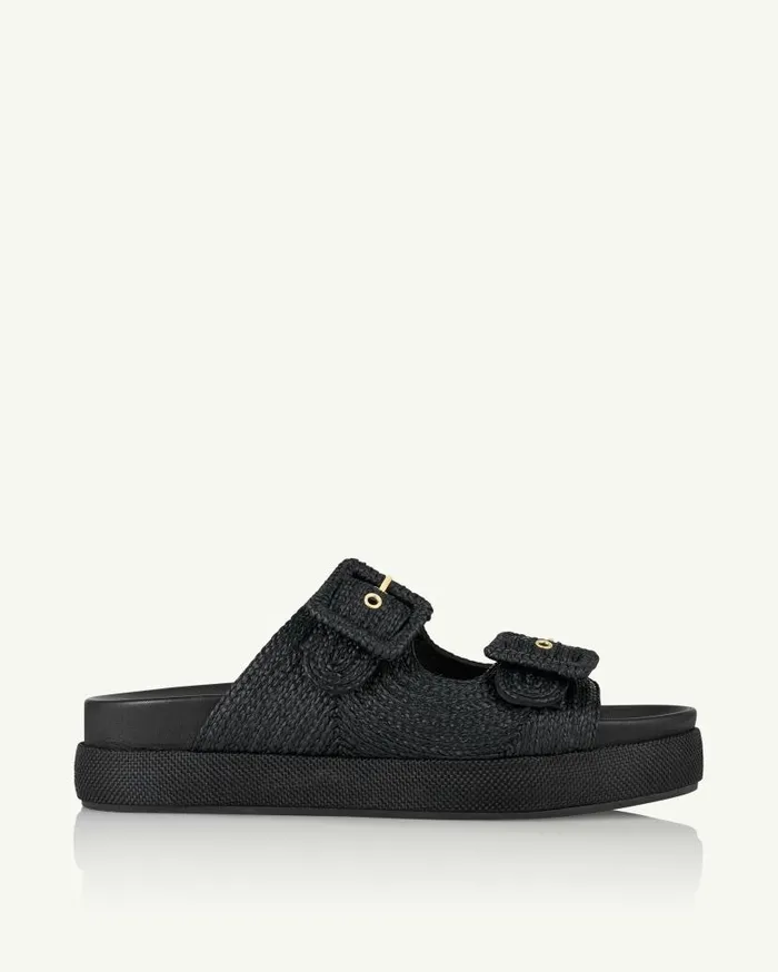 Vacanza Flat Black Women Aquazzura Flats Vacanza Flat Black Women Aquazzura Flats