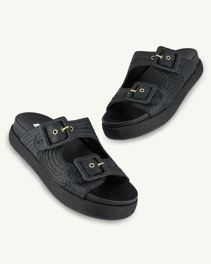Vacanza Flat Black Women Aquazzura Flats Vacanza Flat Black Women Aquazzura Flats