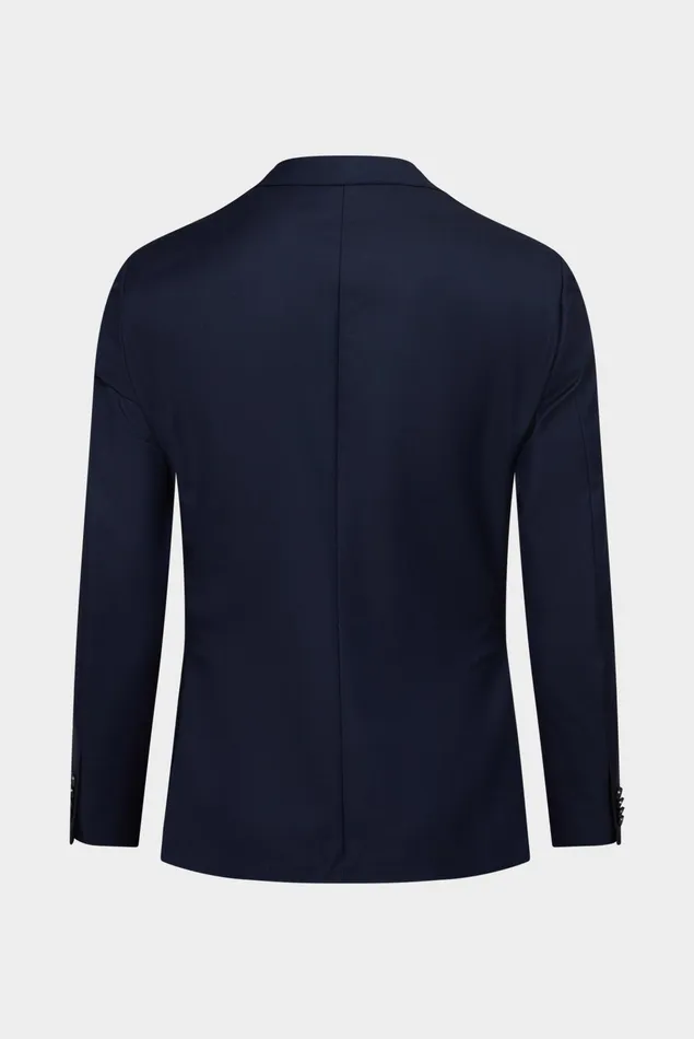 Van Laack Blazers Men Precious Virgin Wool Slim Fit Dark Blue Jacket Van Laack Blazers Men Precious Virgin Wool Slim Fit Dark Blue Jacket