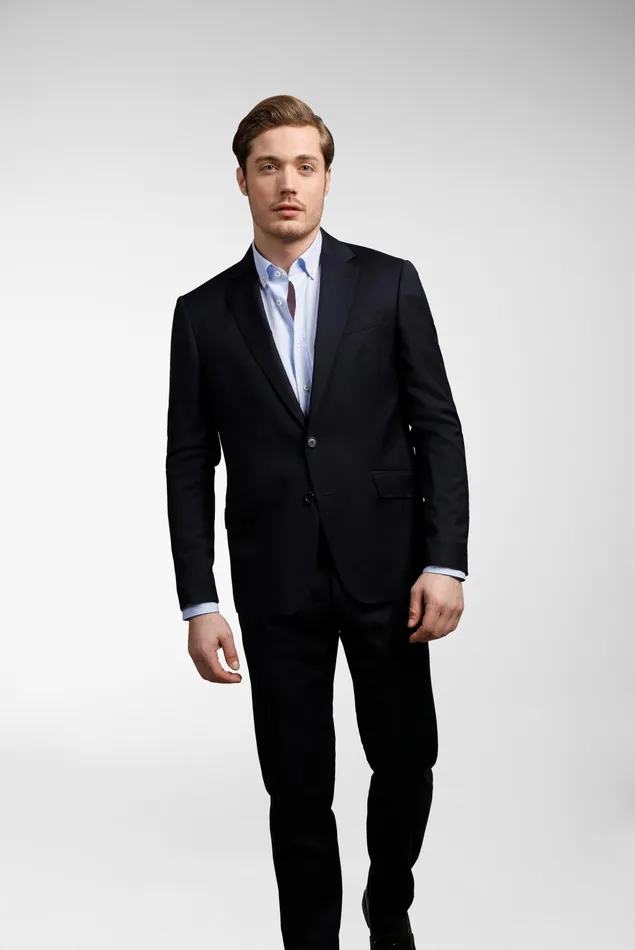 Van Laack Blazers Men Wool Jacket Slim Fit Navy Van Laack Blazers Men Wool Jacket Slim Fit Navy