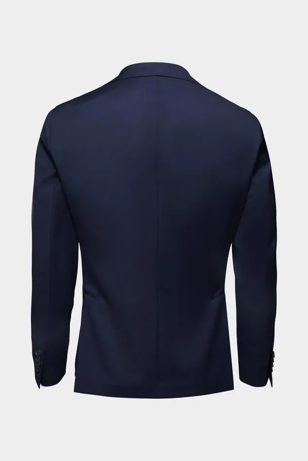 Van Laack Blazers Men Wool Jacket Slim Fit Navy Van Laack Blazers Men Wool Jacket Slim Fit Navy