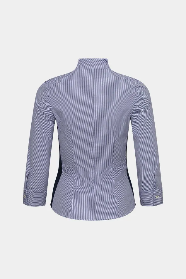 Van Laack Business Blouses Women Myra 8211 Striped Cotton 34 Sleeve Hybridshirt Van Laack Business Blouses Women Myra 8211 Striped Cotton 34 Sleeve Hybridshirt