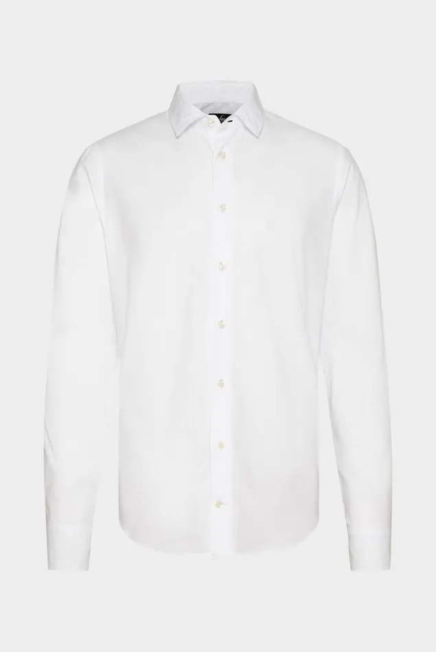 Van Laack Business Shirts Men Light Twill Shirt White Van Laack Business Shirts Men Light Twill Shirt White