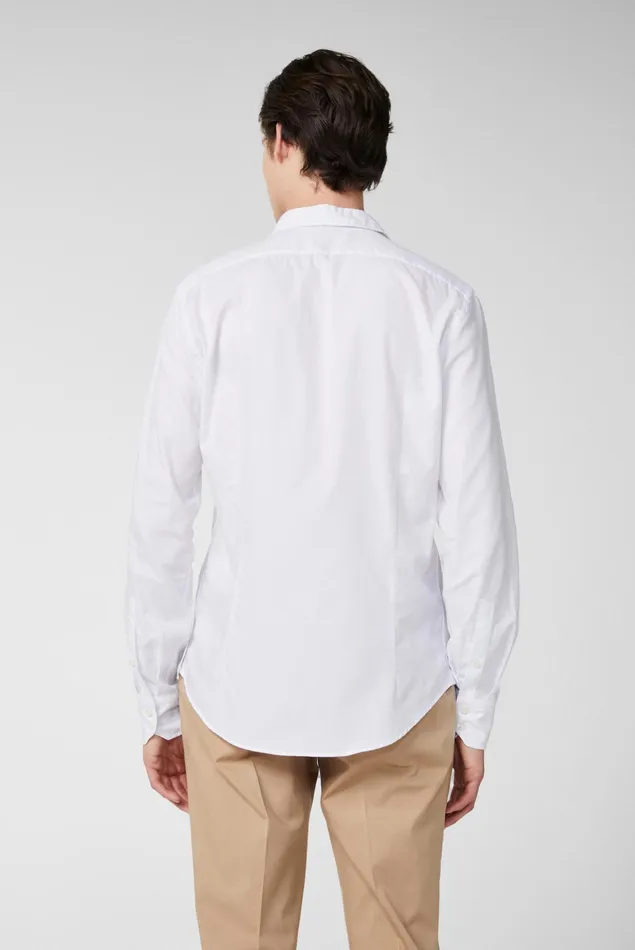 Van Laack Business Shirts Men Light Twill Shirt White Van Laack Business Shirts Men Light Twill Shirt White