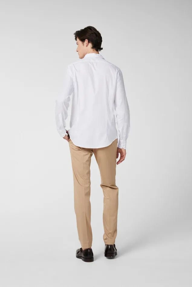 Van Laack Business Shirts Men Light Twill Shirt White Van Laack Business Shirts Men Light Twill Shirt White