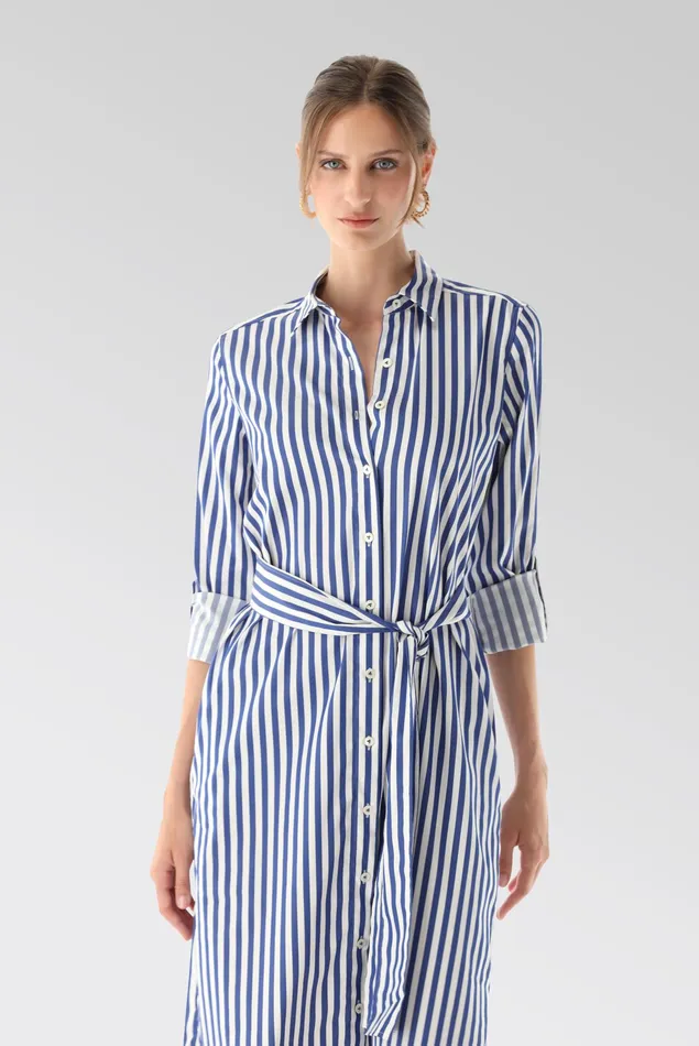 Van Laack Dresses and Skirts Women Striped Shirt Dress