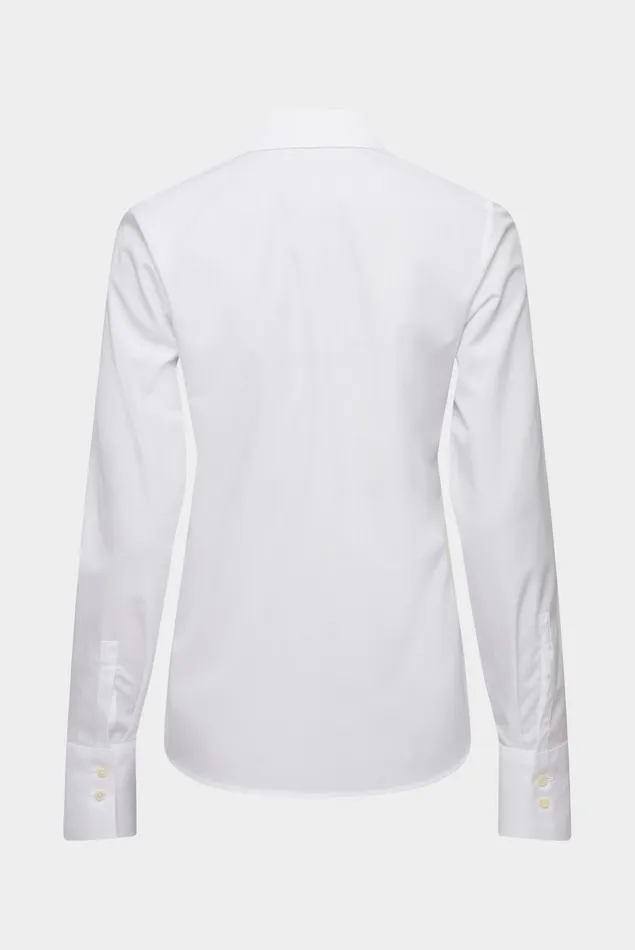 Van Laack Festive Blouses Women Poplin Shirt Blouse With Pleated Details Van Laack Festive Blouses Women Poplin Shirt Blouse With Pleated Details