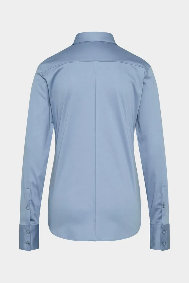 Van Laack Jersey Blouses Women Swiss Cotton Jersey Shirt Blouse Petrol Van Laack Jersey Blouses Women Swiss Cotton Jersey Shirt Blouse Petrol