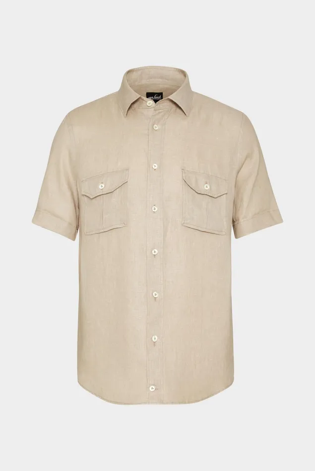 Van Laack Linen Shirts Men Super Soft Shortsleeved Linen Shirt In A Boxy Fit Van Laack Linen Shirts Men Super Soft Shortsleeved Linen Shirt In A Boxy Fit