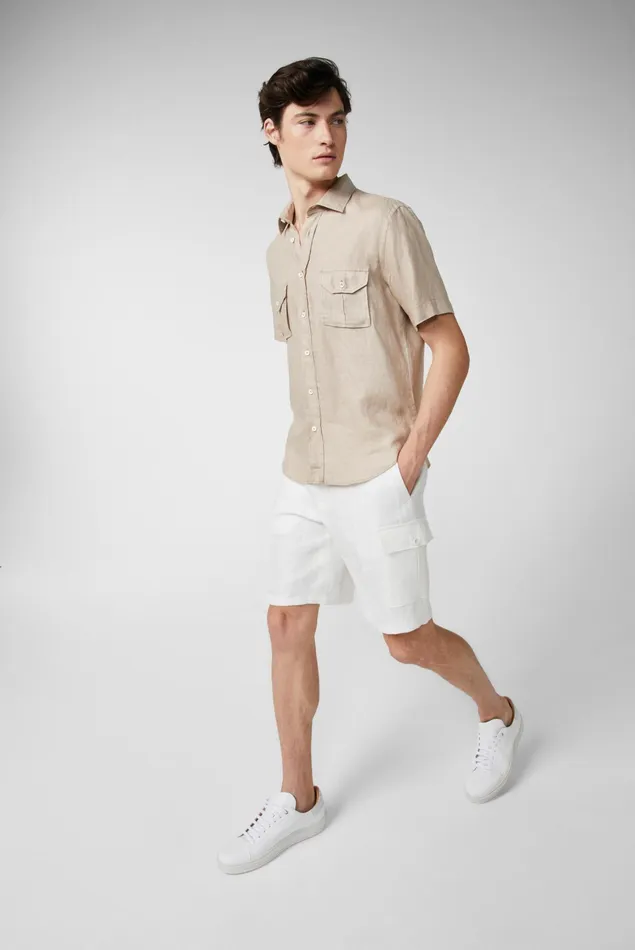 Van Laack Linen Shirts Men Super Soft Shortsleeved Linen Shirt In A Boxy Fit Van Laack Linen Shirts Men Super Soft Shortsleeved Linen Shirt In A Boxy Fit